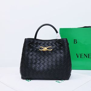 10a bolso de diseñador para mujer Andiamo bolso de mano negro bolsos de hombro de cuero tejido bolso de lujo para hombre asa superior bolso de embrague cruzado dama fin de semana equipaje bolso de moda de viaje