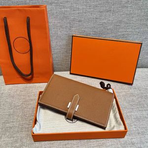 10A Designer Brand Fashion Purse Classic Color Color Factory TC Leather Senior Neutral Card Sac Boîte cadeau originale