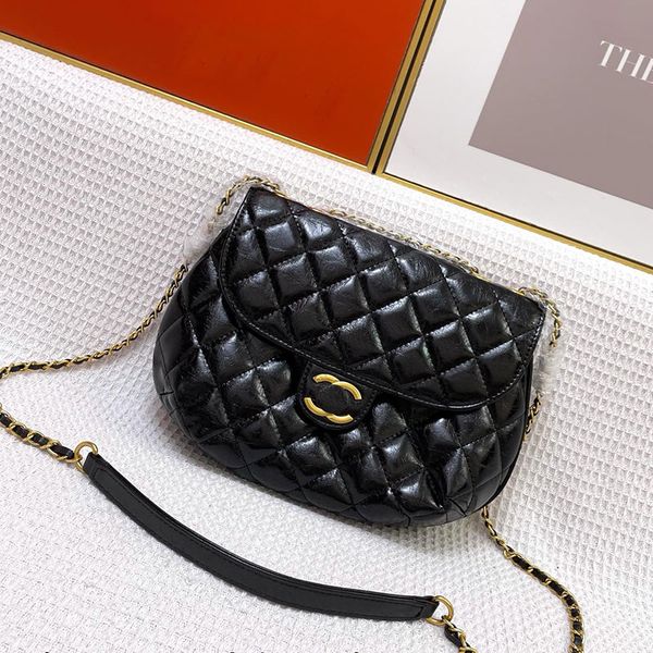 10A Diseñadora Marca Mujer Medieval Handbag Genuine Leather Diamond Cross Body Bold Cadena de plataformas de hombro Slant Bolsos de la moda Bolsos de hombro de moda