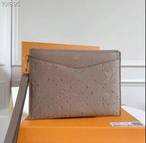 10A designer clutch bags luxe Melanie portemonnee heren dames lederen portefeuilles Topkwaliteit kaki bloemenbrief Empreinte handtas kaarthouders origineel ontwerp mini tas