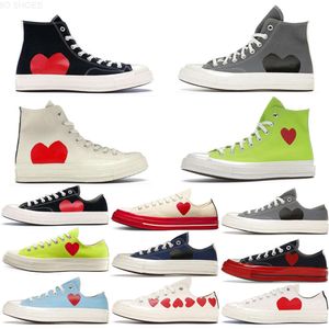 10A Designer Conversity Sneakers Chaussures en toile Men Plateforme Femmes Chaussures Chaussures Casual Chaussures Casual 1970S Classic 70 Triple Black Blanc Chaussures plates confortables