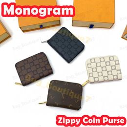 Pourses de concepteurs 10a 10a Mini Mini sac à main de monnaie zippy pour hommes et femmes 2024 Nouveau portefeuille 10a portefeuille Zippy Coin Purse Sac Money Sac Femme Plaid Carte Tolders with Box