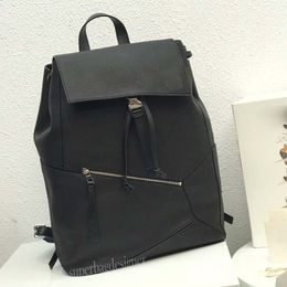 10A Mochila de diseñador Anagrama de cuero Vintage Retro Patchwork geometría Bolsos Monedero Cuero de grano completo unisex Gran capacidad