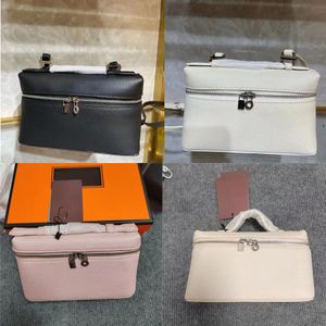 10A Designer Sacs à bandoulière LP19 Pochette Sac fourre-tout Bento Box Luxe Piana Femmes Cuir Crocodile Modèle Poche supplémentaire Sacs à main à glissière bidirectionnelle