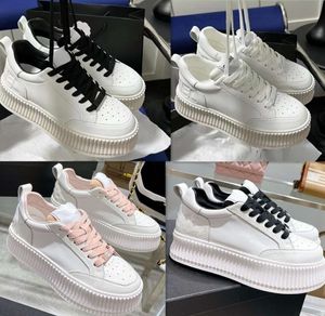 10A Designer Sneakers surdimensionnées chaussures décontractées mode blanc noir cuir luxe femmes espadrilles formateurs mans femmes appartements à lacets plate-forme ascenseur chaussures