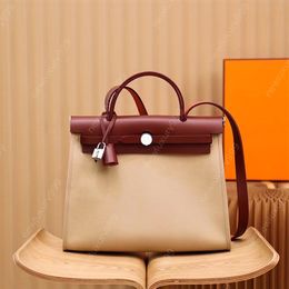 10A Designer Tote Bag Mode classique Sac à bandoulière pour femme Toile Porte-documents suspendu en diagonale Sac à main Patchwork couleurs