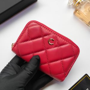 10A Designer portefeuille Purs à bourse Caviar CC portefeuille portefeuille en cuir pour femmes portefeuille portefeuille courte zipper petit portefeu