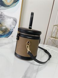 10A Diseñadores Clásico Cannes bolso de mujer bolso de hombro Cilindro Facai Cubo Bolso de maquillaje neceser