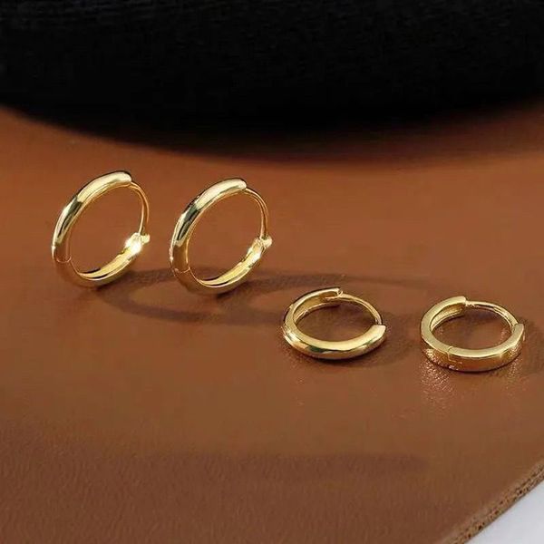 10A Pendientes Pendientes para Hombre Pendientes de Plata Pendientes Dorados Elegantes con Forma de Gota de Agua Aros Gruesos para Mujer Geométricos Latón Minimalista Joyería para Fiestas de Boda