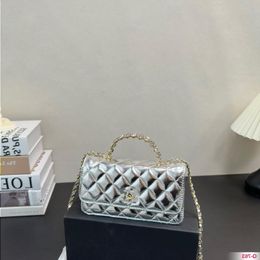 10a Fashion Hand Design WOC Handgreep gewatteerde Fortune Chain Black Workshop Series Bag Luxury Letter Brief Woman's HMTKU