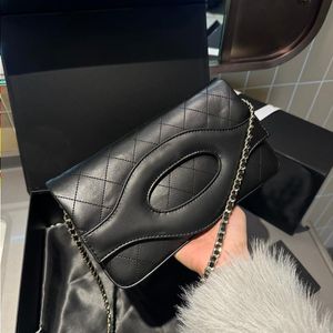 10a Fashion Leather Handbag Méthode Femme Designer Diamond Handbag Chain Chain Bread Long Sac Sac à bandoulière Makeup en cuir Designer Invp