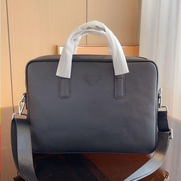 Mode 10A Pure mallette, sac, sac à main de qualité en cuir en cuir d'épaule, sac d'affaires messager, sac, créateur de voyage masculin luxu qgoe