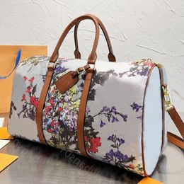 10a Fashion Bouleur à main grand embrayage en cuir Crossbody Femme Flower Men Handbags Designer Duffel Tote Women Bags Boston Travel Sat Vrul