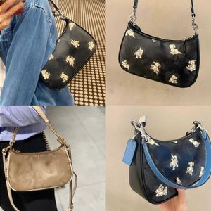 10a Fashion Square Dog 2024 Un sac mignon Baby Teri Nouveau revêtement sous les bras Old Flower Designer épaule crossbody Small Pvc Uadpd