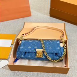 10a Fashion Top Bag Handtas Tas Blue Denim Favoriet