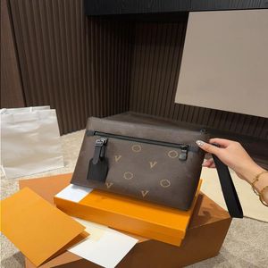 10a Fashion Top Mobile Business Presbyopia Telefoonontwerper Heren Luxury Bag Classic Premium Handtas Portas Wallet Clutch Pols 27cm Ruitb