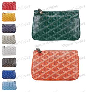 Designer Wallet Women Coin Purse Luxury Purse Echt lederen groen oranje heren sleutel zakje mode kaarthouder munt portemonnee Mini Card Holder Coin Pouch Wallets