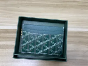 10A gy Cartera con tarjetero de cuero Diseñador de lujo Patrón de impresión Cartera de cuero para hombres y mujeres con caja al por mayor