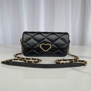 10A Sac à main résine love lock sac design qualité cross body 18cm14cm6cm sac à rabat en cuir de veau grainé avec sac à main haut AS3979 Sacs à bandoulière design de luxe avec boîte