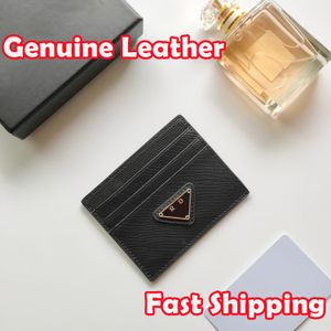 10a Hoogwaardige 2024 Nieuwe kaarthouders Saffiano Lederen kaarthouder Woman Mens Wallets Designer Coin portemonnees Zipper Pouch Echte lederen koehide mini -koppelingszakken