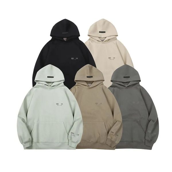 10A Diseñador de alta calidad Sudaderas con capucha Mujer Hombre Essentialhoodie Moda Suelta Essentail Streetwear Sudaderas Tops Essentialclothing Essent Sudadera con capucha Amantes