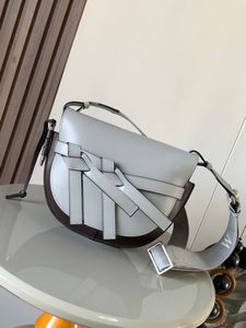 10A Hoge kwaliteit Designer Nieuwe Letter Brede schouderzadeltas Handtas Enkele schoudertas Crossbodytas met leren trimmen en weven Schouderriem Portemonnee 9004