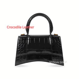 10A hoge kwaliteit zandloper luxe designer tas handtassen krokodillenleer crossbody tassen designer crossover tassen gesp B vierkante gebogen bodem sling bolsa de grife