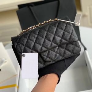 Sac de concepteur de sacs de carrosserie de la plus haute qualité de la plus haute qualité 20 cm Caviar Sacs en peau d'agneau sac à main designer femme sac à main x017