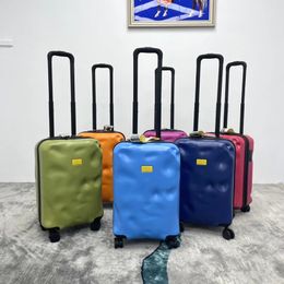 10A Italien Dommaged Case bagage valise Men de voyage Femmes Travel Spinner Suises de grande capacité Colore Mot de passe COLACHE BORDING DUGMAGE 20