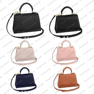 10A Dames Mode Casual Designe Luxe TWIST ONE HANDLE Schoudertas Crossbody TOTE Handtas Hoge kwaliteit Alle stalen hardware en geïmporteerd koeienhuidmateriaal