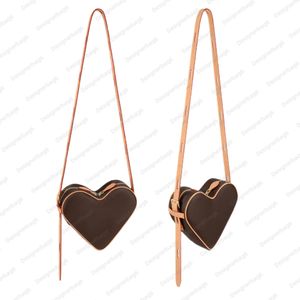 10A Dames Mode Casual Designer JEU SUR COEUR Sac À Bandoulière Cross Body Haute Qualité Amour Bandoulière Sacs Messenger Bagss