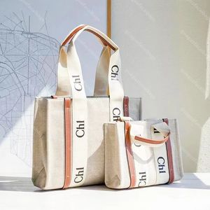 10A groot canvas strand Ontwerpers Boodschappentas Tote Clutch Luxe handtas Schouder heren Dames Crossbody groothandel weekendportemonnee vintage klassieke vakantietassen