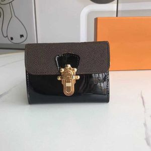 10a de calidad de cuero Mujer de alta calidad Purse Top Starlight with Box Designer Fashion Genuine Leather All-Match Ladies Single Zipper Pastes clásicos Billeteras para mujeres