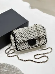 10a luxe merkontwerper Bag Mini Pearl Bag 2024 Nieuwe dames crossbody tas enkele schoudertas handtas mode dames kettingtas portemonnee