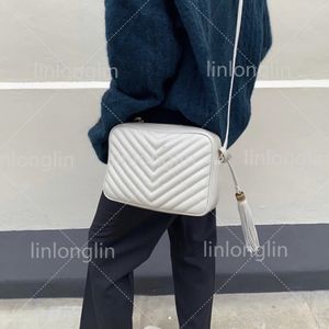 Sac appareil photo de créateur de luxe 10a sac en cuir matelassé Sac en cuir femme épaule noire blanche sac à main mode haut de qualité sac à corps crossbody 23cm craquette sac à main croix de croix sac à main