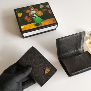 10A Designer de luxe Marmont portefeuilles porte-cartes porte-monnaie pochette en cuir matelassé mini portefeuilles à rabat court porte-carte de crédit portefeuille d'embrayage designer femme de haute qualité