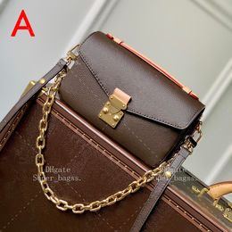 20A Diseñador de lujo Bolso de hombro Mirror Cadena de calidad Postman Crossbody Bag and Box YL006