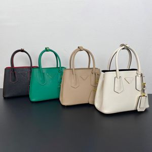 10a luxe dubbel lederen mini-bag dames galleria octrooi lederen handtas driehoek logo mode elegant banket shopping veelzijdig