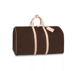 10a Luxuryc Designer Bag Edition Duffel Bag Classic 45 50 55 Lugarita de viaje para hombres Bolsas de diseño de cuero real Mujeres Crossbody TOT7525908
