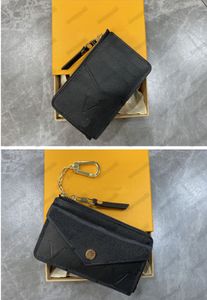 10a M69431 Recto Verso kaarthouder Recto verso ontwerper mode dames mini zippy organisator portemonnee munt tas tas riem charme sleutel zak pochette originele doos