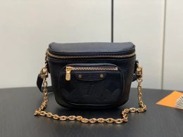 10A mini bumbag diseñador bolso cruzado de la moda de la moda de la moda de la cintura bolso de la cintura para la mujer del pecho del pecho de cuero gradiente de lujo al aire libre monedas de monedas de monedas