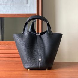 10A miroir fait à la main cire fil designer dames sac à main classique fourre-tout mode picotin serrure grand nom sac seau TC peau de vache marque mère sier boucle pochettes