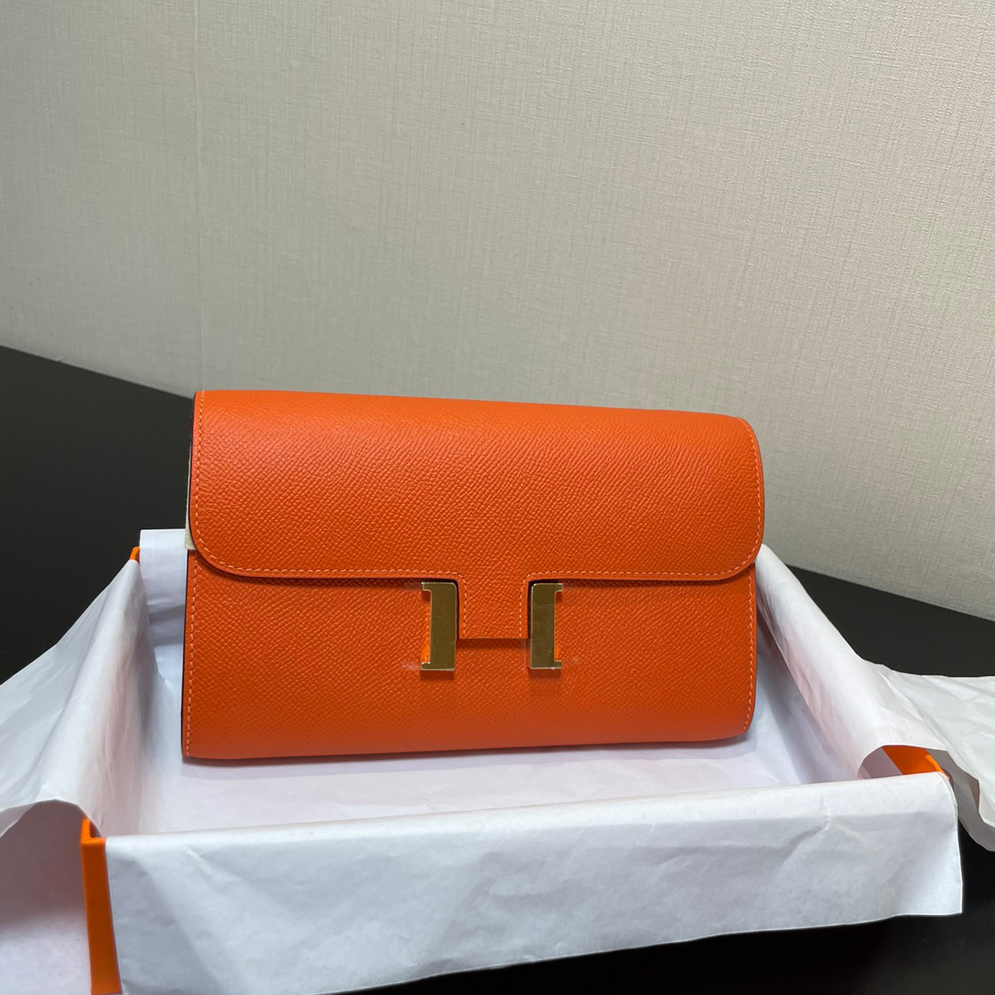 10A Mirror Quality Clutch Bag Designer Flap Bag Luxury Shoulder Bag 20.5cm Fashion Leather Crossbody Bag Women's Wallet