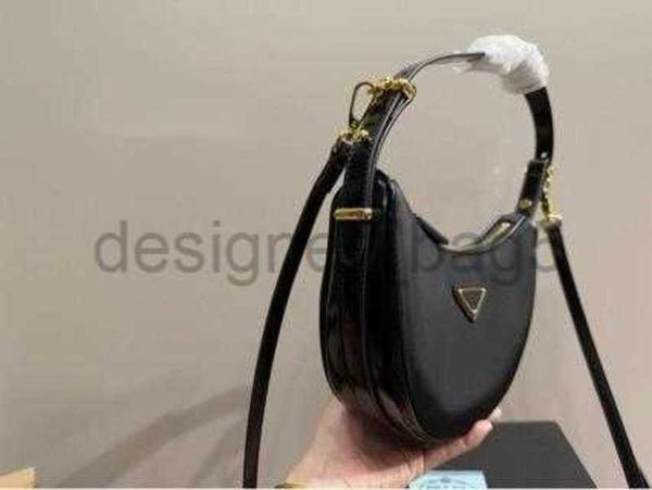 Sac de concepteur de qualité 10A + miroir 23 Nouveau sac à main sous-bras simple et durable Sac de lune Peach en nylon en forme de coeur Sac à main épaule simple