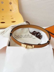 Ceinture de créateurs de qualité miroir 10a ceinture de ceinture pour femmes robe à la ceinture de vache double face avec une fermeture de la taille à la ceinture mince réglable