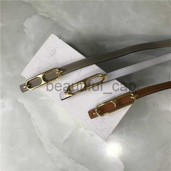 10a Mirror Quality Designer Belts Family's Mis Fin Celt Women's Women's Double-Side Le cuir d'été Robe de jupe de taille