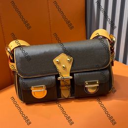 12A Spiegel Kwaliteit Ontwerpers 30cm Vintage Hobo Cameratas Medium Dames Heren Messenger Flap Bags Luxe Handtassen Clutch Klassieke Bruine Portemonnee Schouder Tote Bag