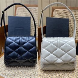 10A Mirror Quality Designers Small LE5A7 Hobo Bags 24cm Luxe Dames Handtas Real Leather Lambskin Quilted Flap Bag Clutch Purse Black Shoulder Strap Box Bags