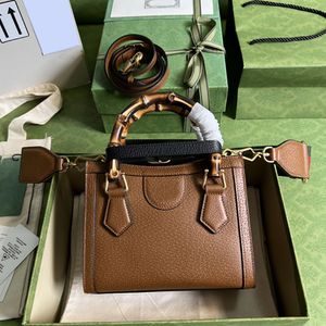 10a Mirror Quality Diana Mini Tote 20cm Designer tas echte lederen crossbody tassen Lady Handtas met doos G068