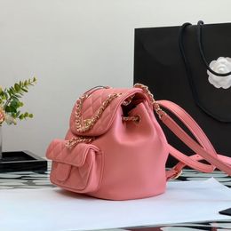 10A Miroir Qualité Designer De Mode Femmes Duma Mini Sacs À Dos En Peau De Mouton Sac À Dos Diamant Treillis Sacs À Bandoulière avec Boîte C072